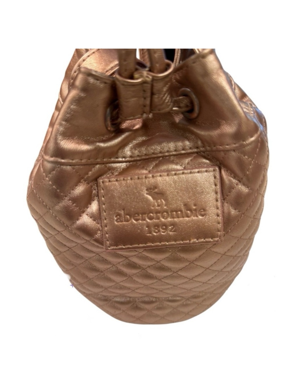 Abercrombie and Fitch Bronze Quilted Mini Bag - Picture 4 of 10